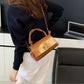 👜💖✨ PROMO -60% ! Mini Sac Bandoulière à Poignée Supérieure pour Femme – Grande Capacité, PU Résistant (24×11×12 cm)