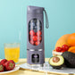 ✨ 50% DE RÉDUCTION ! 🍹 Presse-Agrumes Portable Sans Fil – Plastique Sans BPA & Inox – 450 ml & Écran Numérique for Smoothies