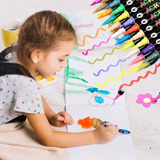 🛒 Offre limitée : –50 % ! 🎨 Marqueurs aquarelle double pointe – Fini les dégradés ratés et les traits monotones – 2 couleurs par stylo, encre fluide – Idéal pour débutants et artistes confirmés 🖌️✨
