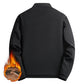 📢📢50% DE RÉDUCTION !!! ✨Veste de travail à col montant et fermeture éclair intégrale pour homme