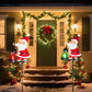 🎅 50% DE RÉDUCTION! ☀️ Lumière solaire Père Noël – Décoration festive & résistante – Idéale pour le jardin 🎄