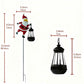 🎅 50% DE RÉDUCTION! ☀️ Lumière solaire Père Noël – Décoration festive & résistante – Idéale pour le jardin 🎄