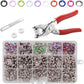 ✨ Nouveauté 2026 | Kit Boutons Pression DIY | Créez, Réparez, Colorez ! 🌈【-50%】