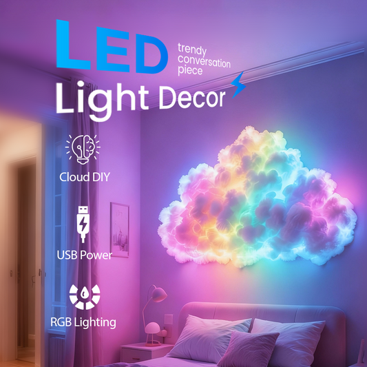 📢📢50% DE RÉDUCTION !!! ✨Lampe décorative LED Thundercloud alimentée par USB🌈☁️