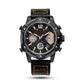 ⌚Montre de sport à quartz multifonctionnelle à double affichage pour homme, étanche à 3 ATM