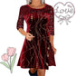 ⏳ Offre spéciale à durée limitée ! ⏰✨ Robe élégante évasée à paillettes – Scintillez en rouge, or et vert pour toutes les occasions 💃🌟