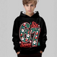 📢📢65 % de réduction !!!🎅👕 Sweats à capuche graphique de Noël « 67 » pour enfants