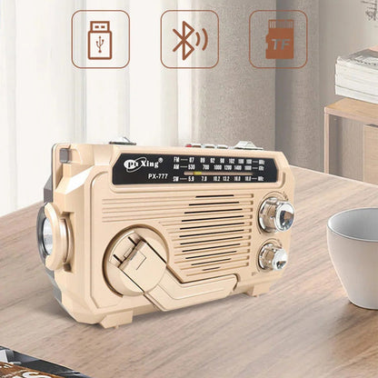 📻 50% DE RÉDUCTION ! 🔦 Radio Portable Multifonctionnelle à Manivelle – Urgences, Musique, Éclairage LED & Charge USB ⚡