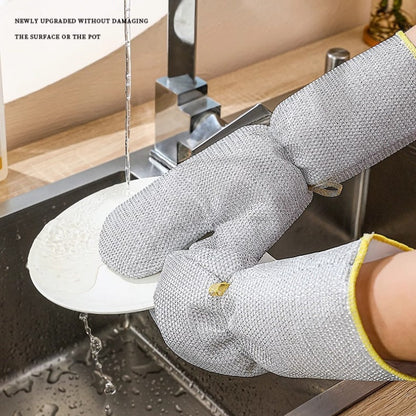 📢📢50 % DE RÉDUCTION !!⏰ Gants de vaisselle multifonctions en fil métallique anti-rayures