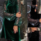 📢📢67 % de réduction !!!⏰Robe à nœud papillon et paillettes pour femme ✨👗