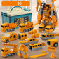 📢📢50% de réduction ! 🚗🤖 Jouets assemblés pour voitures à transformation magnétique – Assemblez, transformez et créez des robots !