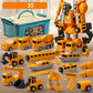 📢📢50% de réduction ! 🚗🤖 Jouets assemblés pour voitures à transformation magnétique – Assemblez, transformez et créez des robots !