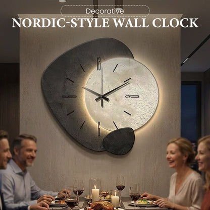 🕰️🌲✨ PROMO -50% + Livraison Gratuite ! Horloge Murale Style Nordique – Design Minimaliste, Silencieuse & Rétroéclairage LED (4 Modèles, 2 Tailles)