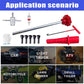 🚗 Kit d’Outils pour Valve de Pneu – Changement Rapide – Acier + Plastique – Compatible Voiture/Moto/BTP – Portable & Durable 🛞
