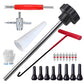 🚗 Kit d’Outils pour Valve de Pneu – Changement Rapide – Acier + Plastique – Compatible Voiture/Moto/BTP – Portable & Durable 🛞