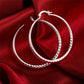 ✨️50 % DE RÉDUCTION💎Boucles d'oreilles créoles diamantées pour femmes💖