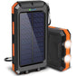🔋 Batterie externe solaire – Fini les appareils à plat en pleine nature – Recharge solaire, 6200/8000/10000 mAh, portable – Idéale pour camping, voyage et déplacements 🌞