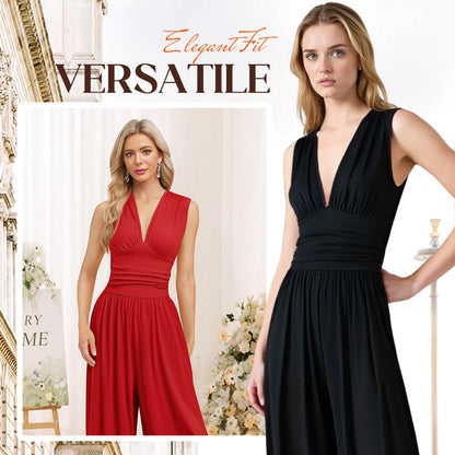 👗✨💃 PROMO -50% ! Combinaison Une Pièce pour Femme – Coupe Élégante, Tissu Fluide & Parfaite pour l'Été (5 Couleurs, S-2XL)