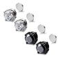 💎✨💖 PROMO -50% ! Boucles d'Oreilles à Clip Magnétique en Zirconium – Sans Perçage, 5 Couleurs & 2 Tailles (6-8 mm)