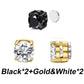 💎✨💖 PROMO -50% ! Boucles d'Oreilles à Clip Magnétique en Zirconium – Sans Perçage, 5 Couleurs & 2 Tailles (6-8 mm)