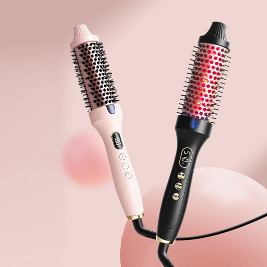 💐🌡️💇‍♀️ PROMO FLASH -50% ! Lisseur Polyvalent à Température Réglable – Technologie Céramique, 6 Niveaux (Rose/Noir, 1 ou 2 Pièces)
