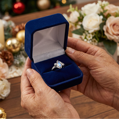 💍 ACHETEZ 1, OBTENEZ 1 GRATUIT! ✨ Bague Pierre de Lune Ovale – Zirconia brillant, alliage zinc & tailles 5–10 – 2 styles – Élégance mystique au quotidien 🌙
