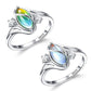💍 ACHETEZ 1, OBTENEZ 1 GRATUIT! ✨ Bague Pierre de Lune Ovale – Zirconia brillant, alliage zinc & tailles 5–10 – 2 styles – Élégance mystique au quotidien 🌙