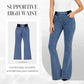 👖 PROMO LIMITÉE 50% DE RÉDUCTION ! ✨ Jean Évasé Taille Haute – Stretch, Coupe Slim, Femme ✨