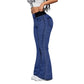 👖 PROMO LIMITÉE 50% DE RÉDUCTION ! ✨ Jean Évasé Taille Haute – Stretch, Coupe Slim, Femme ✨