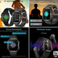 ⏰ 50% DE RÉDUCTION – OFFRE LIMITÉE ! 👁️ Montre Connectée Outdoor Robuste – Alliage Aluminium & Silicone – 100+ Sports & Étanche for Aventure
