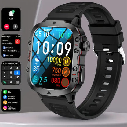 ⏰ 50% DE RÉDUCTION – OFFRE LIMITÉE ! 👁️ Montre Connectée Outdoor Robuste – Alliage Aluminium & Silicone – 100+ Sports & Étanche for Aventure