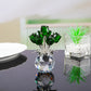 💎🌹✨ PROMO -50% ! Figurine Éternelle en Cristal – Rose dans un Vase, Symbole d'Amour Inaltérable, Décoration Luxe (7 Couleurs)