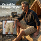 🩳 50% DE RÉDUCTION 💥 Short cargo léger à cordon – Tissu respirant, multi-poches & coupe confort – Parfait pour le quotidien, les voyages ou les journées actives – polyvalent et pratique 👖