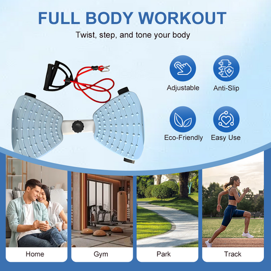 💪🏠✨ PROMO -60% ! Stepper Cardio Compact avec Torsion & Bandes de Résistance – Entraînement Complet Maison (120 kg Max)