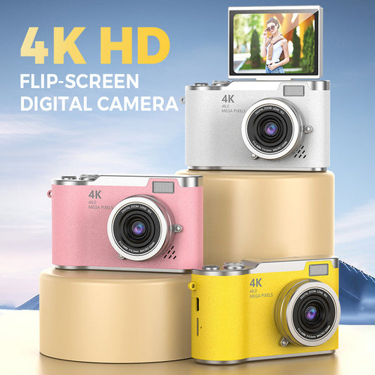 📸✨🎥 PROMO -56% + LIVRAISON GRATUITE ! Appareil Photo Numérique 4K HD avec Écran Rabattable – Autofocus, Zoom 16X & Parfait pour Vlogs/Photos (6 Couleurs)