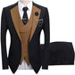 🤵 50% DE RÉDUCTION ! ✨ Costume de Mariage Moderne aux Couleurs Contrastées – Coupe Élégante, Design Raffiné & Look de Cérémonie 💍