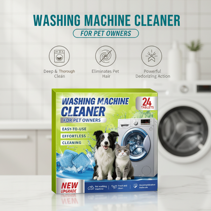 Comprimés nettoyants pour lave-linge destinés aux propriétaires d'animaux domestiques