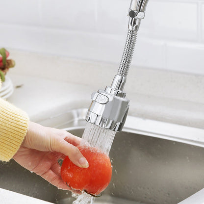 🚰 Rallonge de robinet rotative 720° – 2 modes (agrégatif/arrosage), tête flexible 360° – Matériau ABS + inox, installation facile sans outil – Idéal pour évier de cuisine 🍳✨