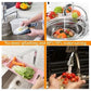 🚰 Rallonge de robinet rotative 720° – 2 modes (agrégatif/arrosage), tête flexible 360° – Matériau ABS + inox, installation facile sans outil – Idéal pour évier de cuisine 🍳✨