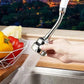 🚰 Rallonge de robinet rotative 720° – 2 modes (agrégatif/arrosage), tête flexible 360° – Matériau ABS + inox, installation facile sans outil – Idéal pour évier de cuisine 🍳✨