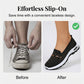 Chaussures plates à enfiler en maille respirante pour femme