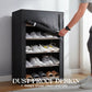 👟 50% DE RÉDUCTION! 🧳 Étagère à Chaussures Multi-Niveaux Anti-Poussière avec Housse – Gain de Place, Structure Robuste & Idéale pour l'Entrée 🚪