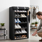 👟 50% DE RÉDUCTION! 🧳 Étagère à Chaussures Multi-Niveaux Anti-Poussière avec Housse – Gain de Place, Structure Robuste & Idéale pour l'Entrée 🚪