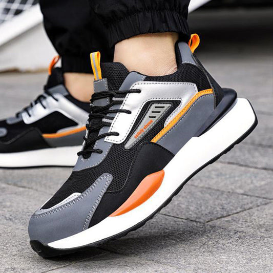 👟🔨🦺 PROMO -56% ! Chaussures de Sécurité Indestructibles – Baskets de Travail Légères, Embout Acier & Norme S1P (Tissu Respirant 100%)