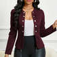 🔥🎁 PROMO -50% ! Veste Femme Daim Synthétique – Sans Col, Boutonnage Avant, 5 Couleurs, Tailles S-2XL