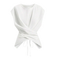 👗✨☀️ PROMO -50% ! Robe Plissée à Manches Courtes avec Poches – Légère, Confortable & Parfaite pour l'Été (Blanc/Gris/Noir, S-2XL)