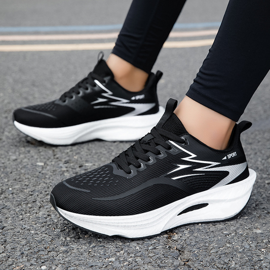 👟🏃 PROMO -50% ! Chaussures de Course Amortissantes – Semelle Épaisse, Mesh Respirant, 6 Couleurs, Pointures 35-45, Parfaites Course/Marche
