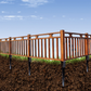 📢⏰✨ PROMO -50% ! Structure en H Innovante pour Réparation de Poteaux – Installation Sans Béton, Acier Épais (Noir, 80 cm)