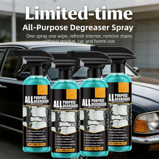 🧴💨🧽 ACHETEZ 2, OBTENEZ 1 GRATUIT ! Spray Dégraissant Tout Usage – Agit en 1 Seconde, Sans Traces & Parfum Citron Frais (120 ml)