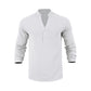 📢📢50 % de réduction !! ⏰T-shirt Henley décontracté pour homme, style automnal